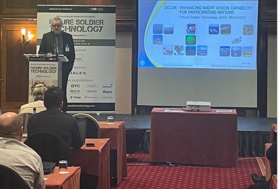 OCCARS NVC Programme Manager attended the SMIs Future Soldier Technology Conference